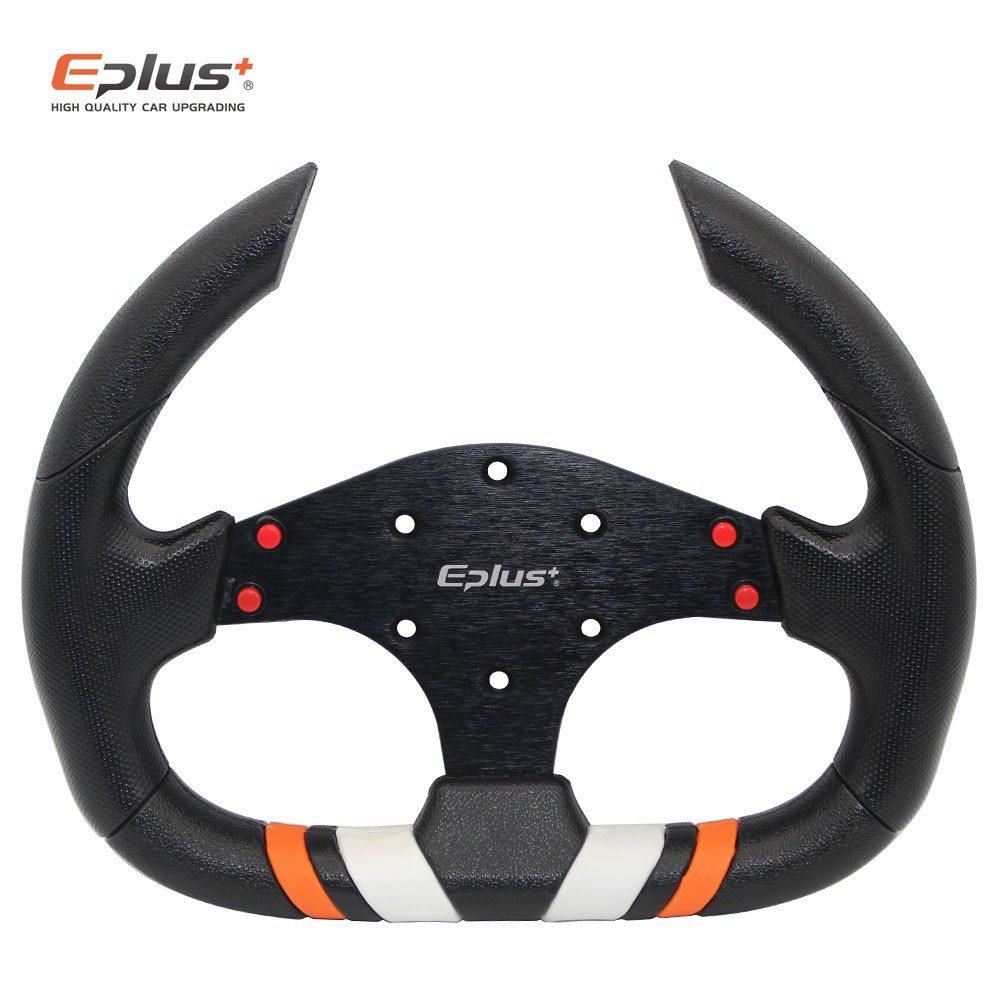 Eplus รถ-จัดแต่งทรงผมกีฬาพวงมาลัย Racing ประเภท PU Universal 13 นิ้ว310 มม.อลูมิเนียม Retrofit ดัดแปลง Kart
