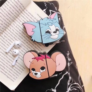 พร้อมส่ง🐱🐹 AirPods case เคสแอร์พอดแมว หนู เคสซิลิโคน เคสใส่หูฟัง (I9s, i11, i12 ใส่ได้ค่ะ) เคสใส่airpods แมวและหนู