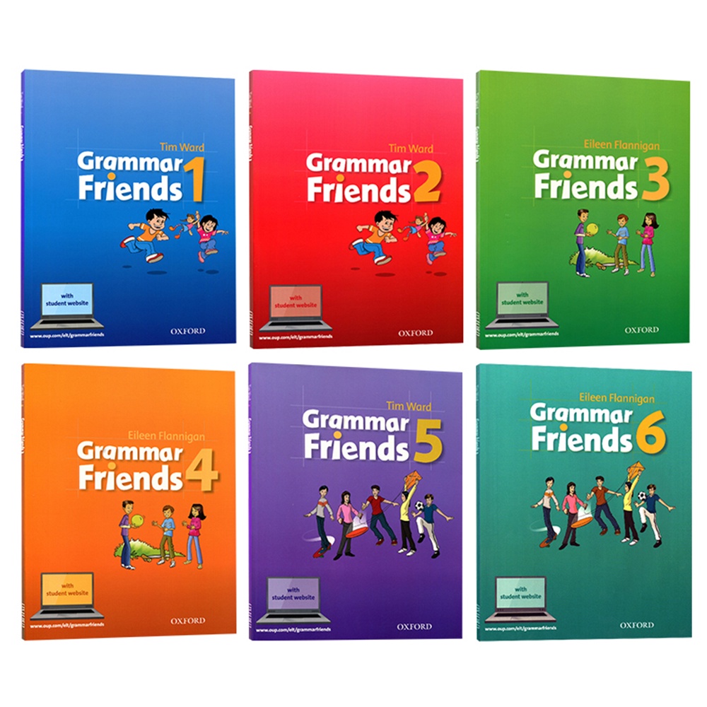 หนังสือเรียนภาษาอังกฤษ ผ้าออกซ์ฟอร์ด เกรด 1-6 สําหรับเด็กประถม 6 เล่ม