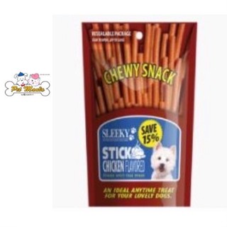 (รสไก่)SLEEKY Chewy Snack Stick (แบบแท่ง)  175g.