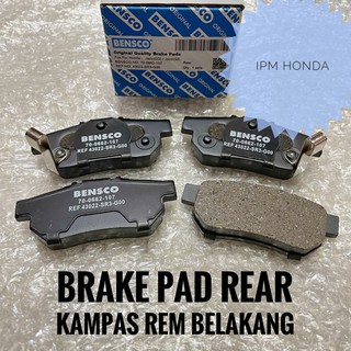 แผ่นดิสก์เบรกหลัง 43022 SR3 สําหรับ Honda Jazz GD3 VTEC 2003-2008 S RS GE8 2009-2013 City Z 1999-2002 GD8 2003-2008 GM2 2009-2013 Civic Genio Estillo 1992-1995 Ferio 1996-2000