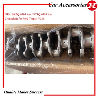 Original Crankshaft BK2Q-6303-AA For Ford Transit 2006 V348 MK7 Ranger 2.2 Tdci Citroen 1738588 8C1Q 6303 AA Engine Auto