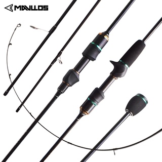 Mavllos ultralight คาร์บอนตกปลาคันเบ็ดหมุนคันเบ็ดน้ำหนัก 0.5-8g,น้ำหนักสาย 2-8lb,คันเบ็ดตกปลาคาร์พ 1.8m