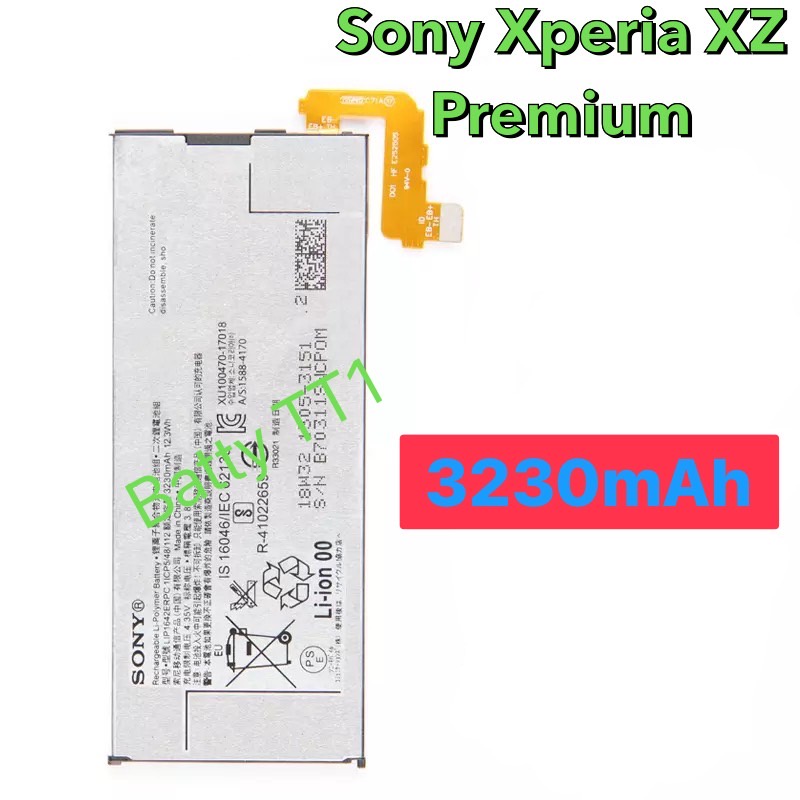 แบตเตอรี่ แท้ Sony Xperia XZ Premium LIS1642ERPC 3230mAh ประกัน 3 เดือน