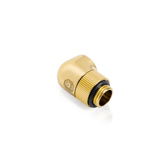 (2 PCS.) Bitspower Touchaqua G1/4" Rotary 90-Degree IG1/4" Extender (True Brass)