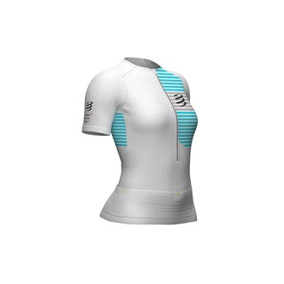 Compressport  เสื้อไตรกีฬา แขนสั้น ผู้หญิง Tri Postural SS Top W White