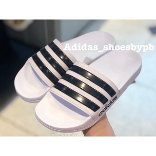 Adidas Adilette Shower 💯✅ สีขาวดำ