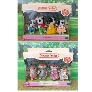 Sylvanian Families Meerkat Family/ Friesian Cow Family / ซิลวาเนียน แฟมิลี่ ครอบครัวเมียร์แคท /ครอบครัววัวฟรีเชียน