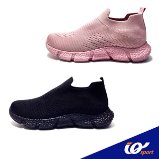 [มาใหม่ล่าสุด เท่ห์ ดูแพง] รองเท้าผ้าใบ  IQ Shoes แบบสวม มี 2 สี รหัส PL5-AK2463L