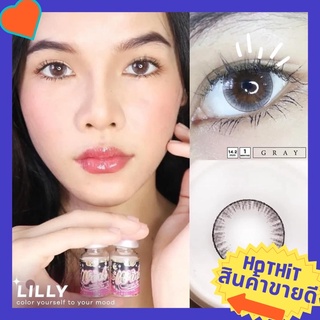 (มีCOD) คอนแทคเลนส์ตาสวย เลนส์ธรรมชาติ Lilly Gray 💙