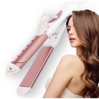 2 IN 1 Hair Beauty Set เครื่องหนีบผมม้วนผม นาโนเซรามิคคุณภาพสูง