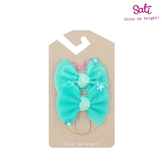 SATI - ยางมัดผม -T. PONYBAND GREEN BOW PB025