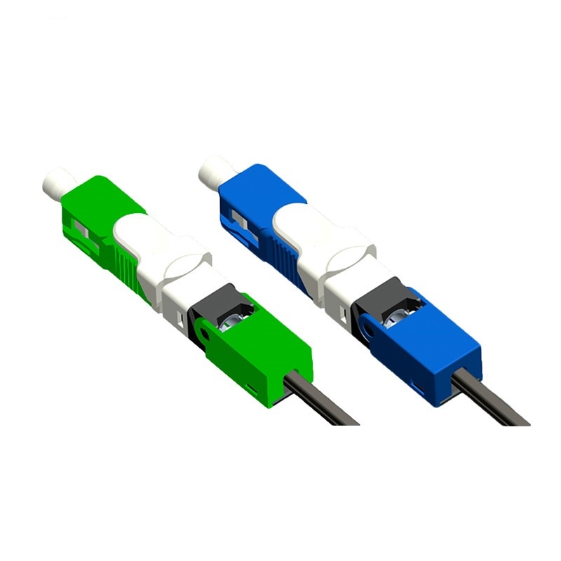 Free shipping FTTH ESC250D SC APC and SC UPC Single-Mode Fiber Optic Quick Connector FTTH SM Optic F
