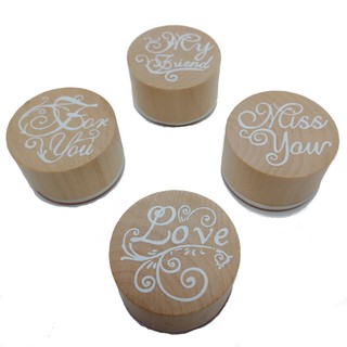 Rubber Stamp ( Vintage wooden ) ตัวปั้ม สแตมป์ ไม้วินเทจ