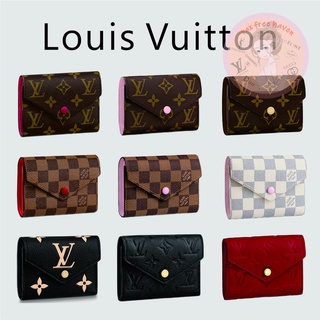 Shopee ราคาต่ำสุด 🔥ของแท้ 100% 🎁Louis Vuitton Brand New VICTORINE Wallet