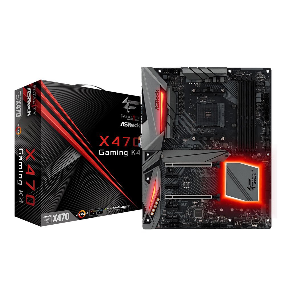 MAINBOARD (เมนบอร์ด) AM4 ASROCK FATAL1TY X470 GAMING K4 รับประกัน 3 - y