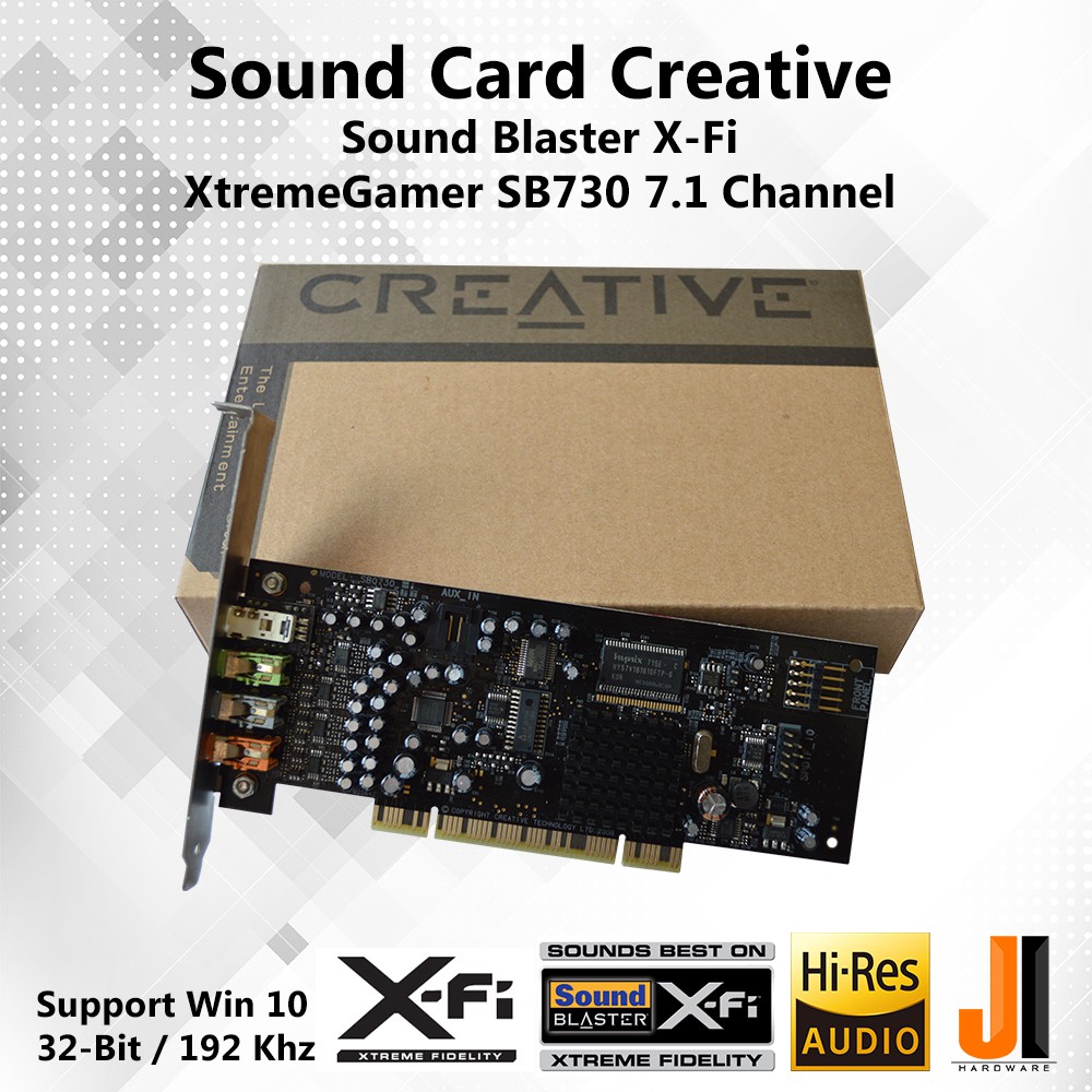 Sound Card Creative Sound Blaster X-Fi XtremeGamer SB0730 7.1 Channel (PCI) มือสอง