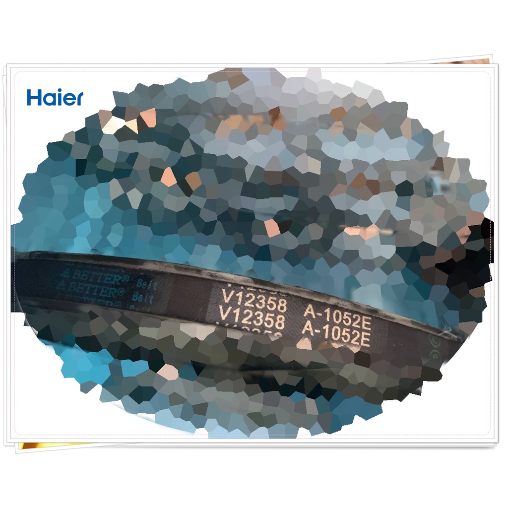 อะไหล่ของแท้/สายพานเครื่องซักซักผ้าไฮเออร์/0030300499/Haier/V-BELT/รุ่น HWM-T75PF และรุ่นอื่น ๆ ที่เ