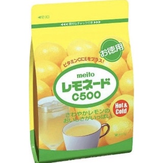 🍋🍋🍋Meito Lemonade C500เครื่องดื่มผงรสมะนาวที่มีวิตามินซี 500 มก.และวิตามินอี 2 มก ขนาด 440g🇯🇵🇯🇵🇯🇵