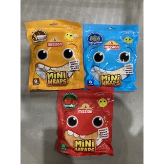 Mini Wraps Mission (8 แผ่น) มี 3 รสชาติให้เลือก