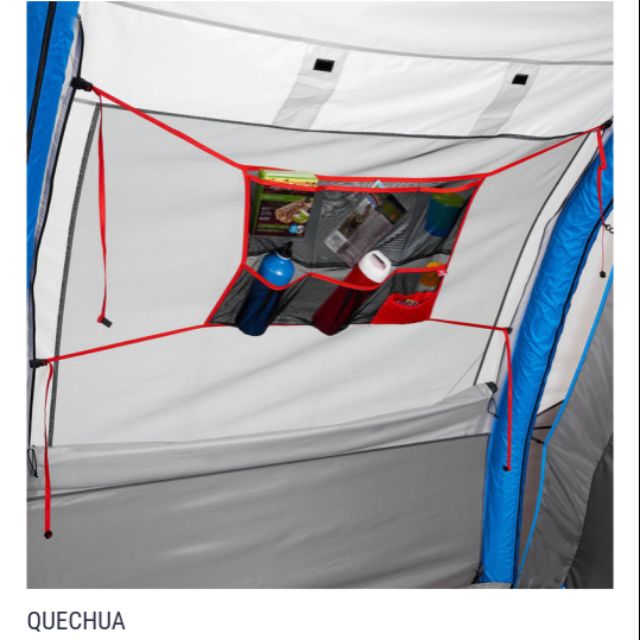 QUECHUA ถุงตาข่ายใส่ของในเต็นท์ตั้งแคมป์รุ่น UNIVERSAL พร้อมช่องใส่ของต่างรูปแบบ 6 ช่อง 🇫🇷 แท้💯%