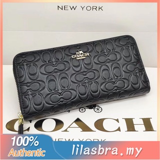 ✨ลิลี่ แคนาดา ช้อปปิ้ง✨ Coach 39631 กระเป๋าสตางค์ใบยาวแฟชั่นสตรีมีซิป 53834