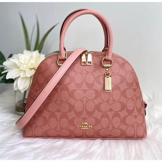 COACH KATY SATCHEL IN SIGNATURE CANVAS (COACH 2558)