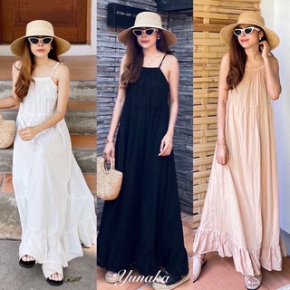 Renita เดรส แม็กซี่เดรส สายเดี่ยว maxi dress อก 40 เอว 42