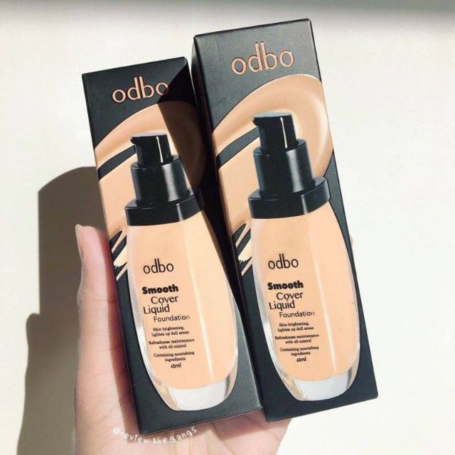 odbo smooth cover liquid foundation