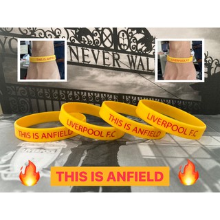 Wristband THIS IS ANDFIELD สีเหลือง พิมพ์แดง