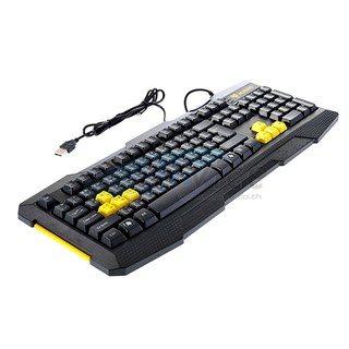 NUBWO Gaming Keyboard สีดำ-เหลือง