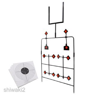 เป้ายิงแบบหมุนอัตโนมัติ 12 แผ่น+20 กระดาษเป้าหมาย