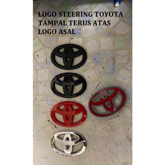 โลโก้ toyota Steering stereng all toyota car vios / alard / caldina / yaris / wish / CAMRY ALTIS สัญ