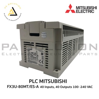 MITSUBISHI FX3U-80MT/ES-A PLC 220V Input Sink/Source Output Transistor ...