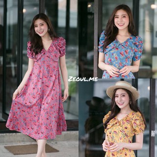 Flora maxi-dress