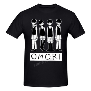 [S-5XL]เสื้อยืดแขนสั้น ผ้าฝ้าย 100% พิมพ์ลายกราฟฟิคอนิเมะ Omori Gametshirtsanime สไตล์สตรีท ฮาราจูกุ