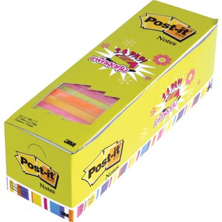 โพสต์-อิท โน้ต แพ็คสุดคุ้ม 654-24 3x3"คละสี 20แถม4 Post-It Note Value Pack 654-24 3x3 "Assorted Colors 20 Free 4