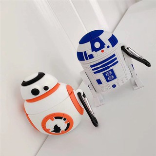 Star wars เคสซิลิโคนลายหุ่นยนต์สําหรับ Airpods 1 2 Pro