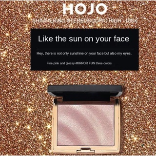 ⚡FLASH SALE⚡♡พร้อมส่ง HOJO Shimmer Highlighter Facial Bronzersแต่งหน้าPalette Face Contour Powder Body