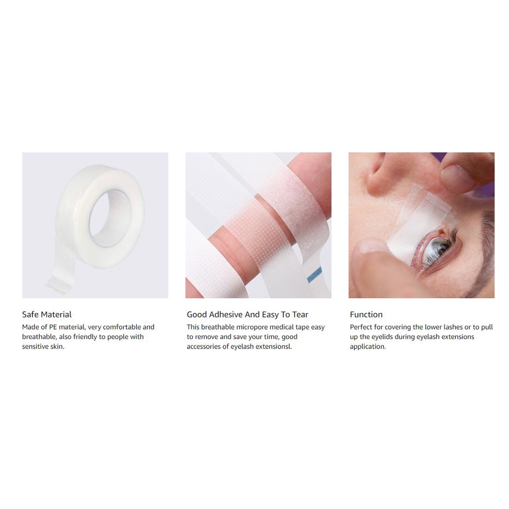 Fenshine เทปกาวต่อขนตา 9 เมตร สําหรับต่อขนตา 10 ม้วน - รูปที่ 3