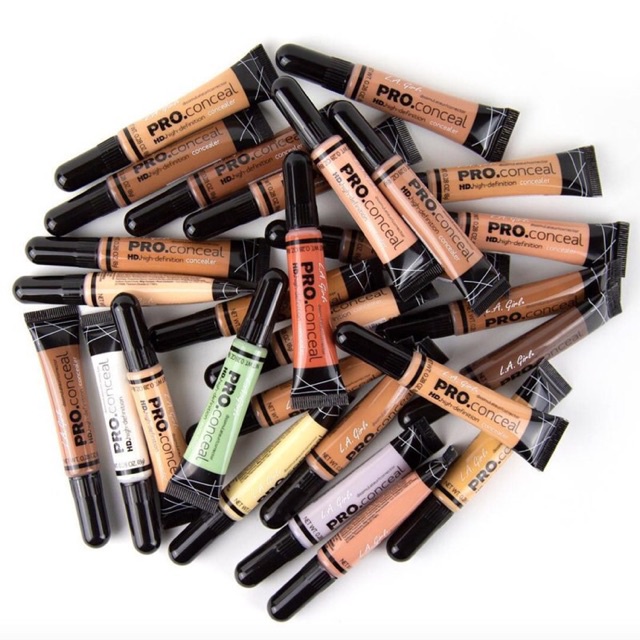(3ชิ้นลดเพิ่ม5%)คอนซีลเลอร์/คอเรคเตอร์ ของแท้ 100% จาก USA - LA GIRL PRO HD Concealer/Corrector คอนซ