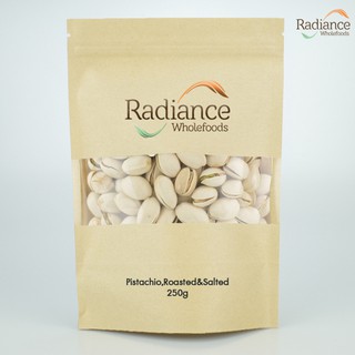 Pistachios, Roasted &amp; Salted 250g, Radiance Wholefoods