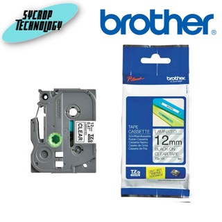 Brother Tze-131 Black on Clear 12mm Label Tape