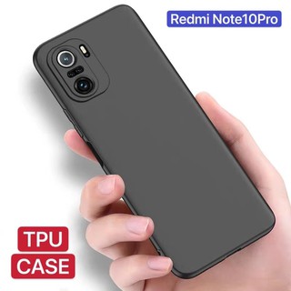 TPU CASE เคสเสี่ยวมี่ Xiaomi Redmi Note 10Pro เคสซิลิโคน เคสนิ่ม สวยและบางมาก เคสสีดํา Redmi note10pro [ส่งจากไทย]