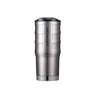 LOCK&amp;LOCK แก้วเก็บอุณภูมิ แก้วเก็บความร้อน-เย็น Metal Bumper Tumbler 550ML - Silver LHC4139SLV