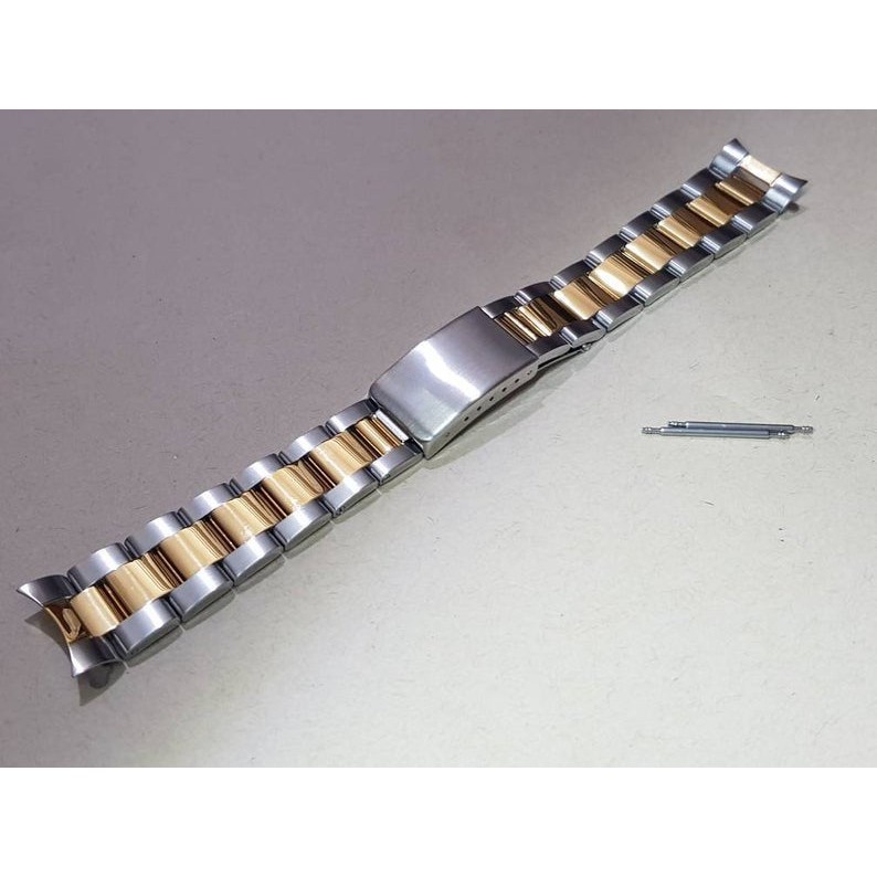 สําหรับ 19 20 มม.Rolex datejust สแตนเลสเงินแปรงทอง vintage เหล็ก 36 มม.datejust Submariner Oyster สา