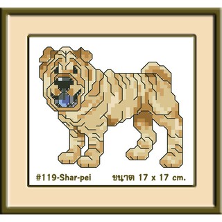 ไอแอมครอสติช iamcrossstitch DIY รหัสTmini-119 17x17 cm. ชุดอุปกรณ์งานฝีมือปักครอสติชครบชุด