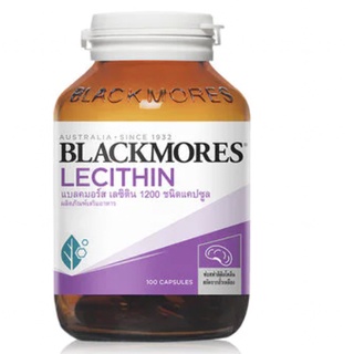 Blackmores Lecithin แบลคมอร์ส เลซิติน 1200 มก บรรจุ 100 แคปซูล