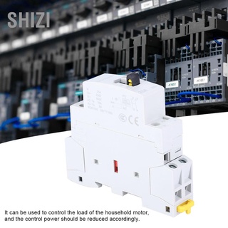 Shizi 2P25A โมดูลคอนแทคเตอร์ Ac พร้อมคู่มือการควบคุมฟังก์ชั่น 230V 50/60Hz