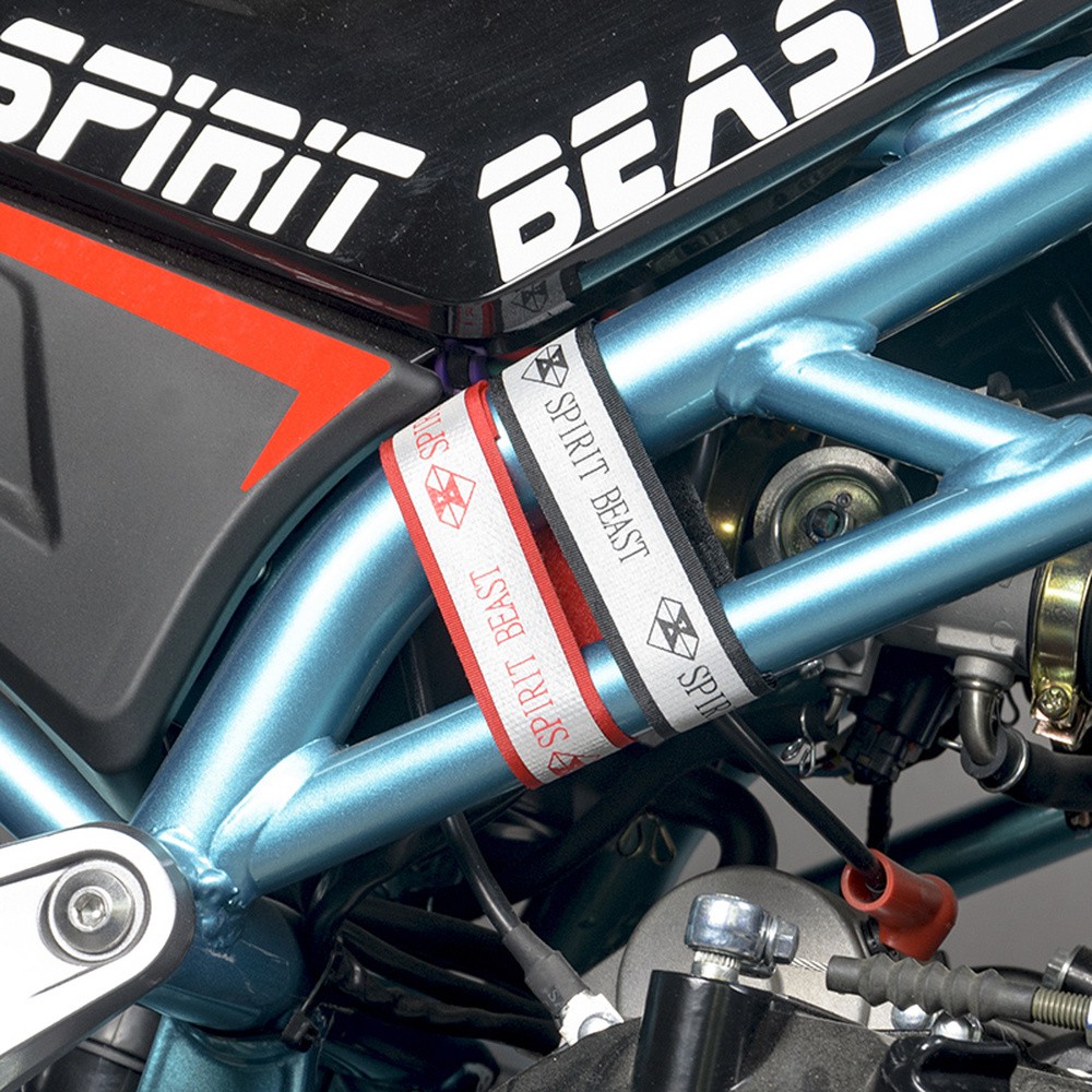 ปรับโฉม&SPIRIT BEAST Motorcycle Accessories Wire Wrap Strap Warning